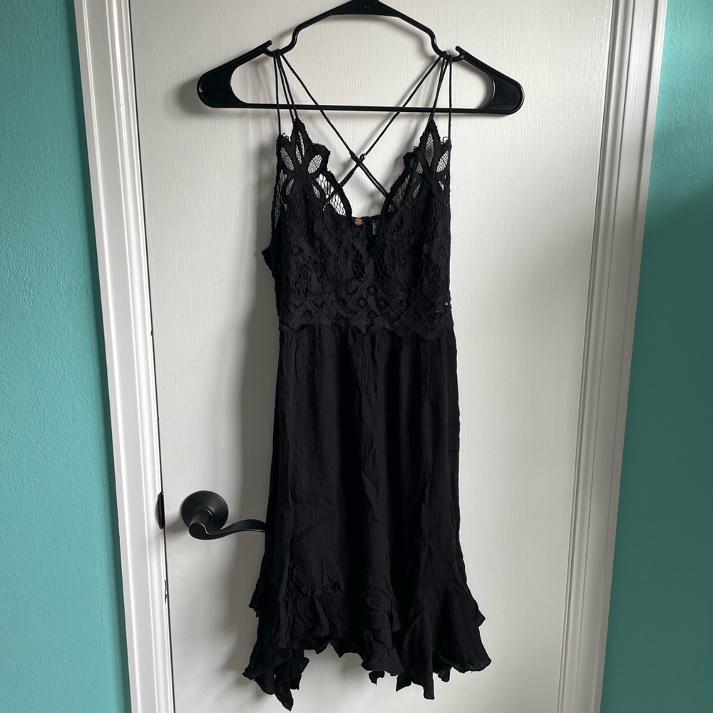 Black Free People Adella Dress